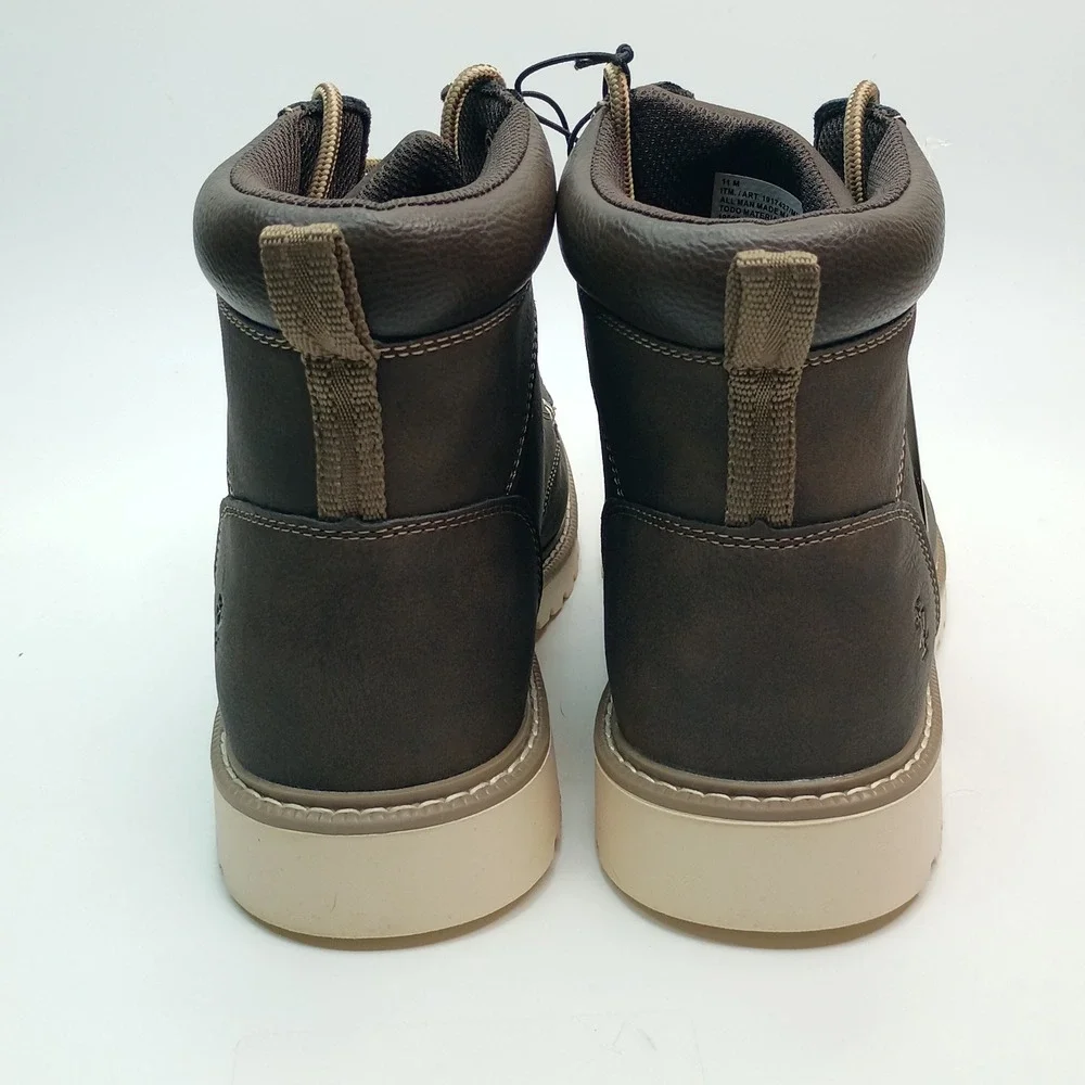 IZOD Miles Boot Men‎ Size 11 Brown Memory Foam Moc Toe Lace Up Chukka Boots